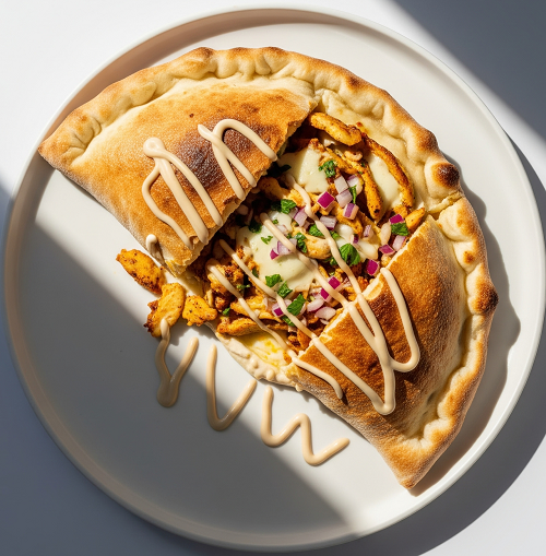 Chicken Shawarma Calzone 