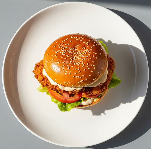 Qtr Lb Chicken Burger 