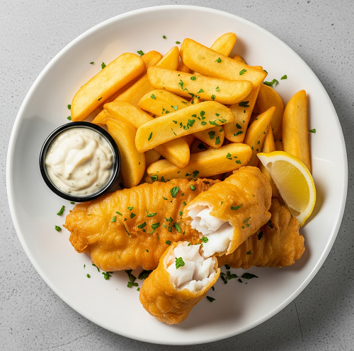 2 Pcs Special Fish With Chips 